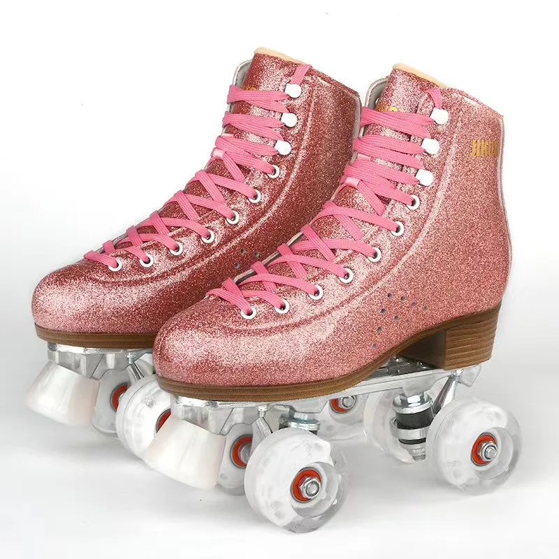 High quality Children's women's 4 Led Flash Wheels Balanced Skates Double Roller Skate Quad Skate Safety Beginner's Skates
High quality Children's women's 4 Led Flash Wheels Balanced Skates Double Roller Skate Quad Skate Safety Beginner's Skates