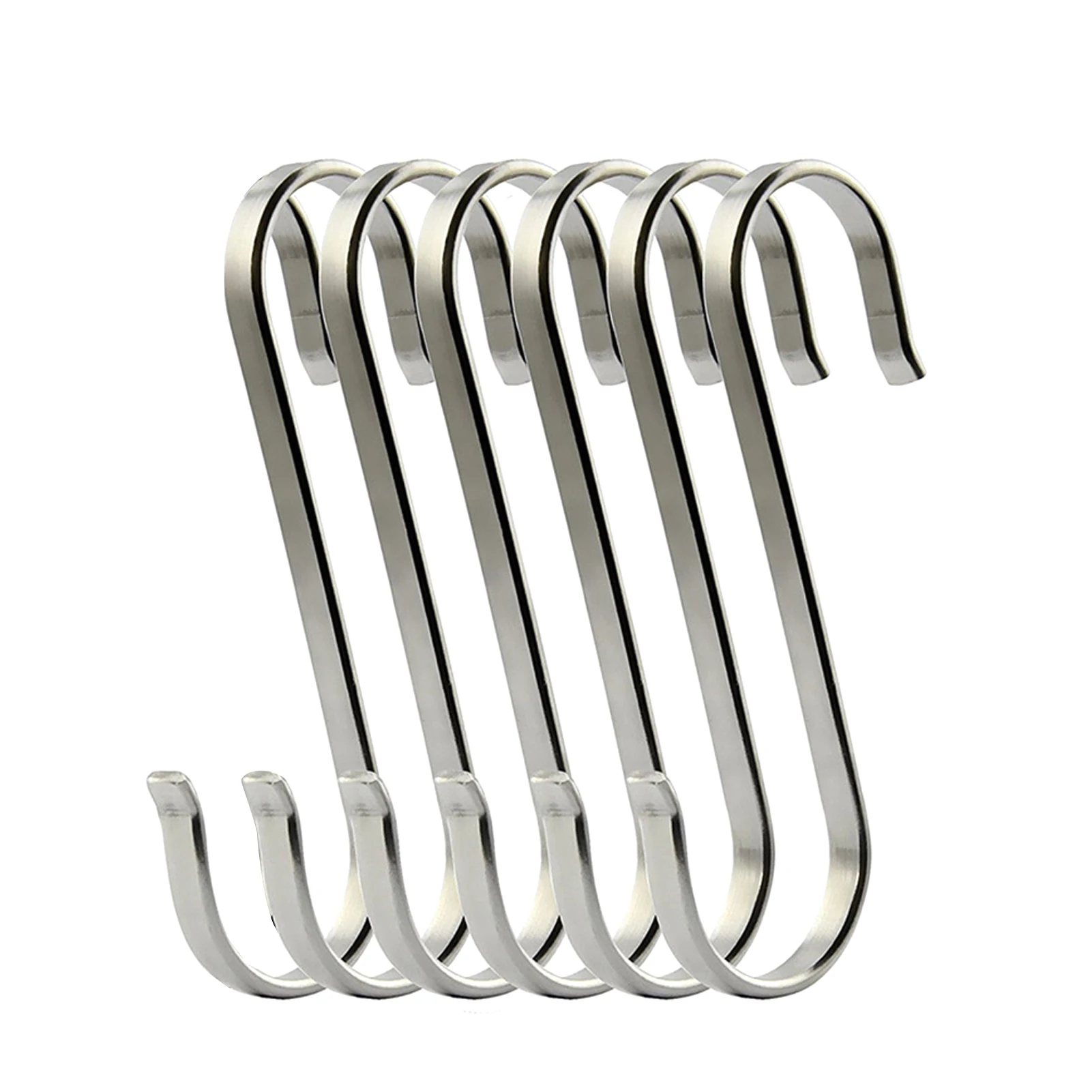 6pcs Storage Portable For Clothes Hook Stainless Steel Towel Holder Rustproof Kitchen Bathroom Durable Practical Sturdy S Shape
6pcs Storage Portable For Clothes Hook Stainless Steel Towel Holder Rustproof Kitchen Bathroom Durable Practical Sturdy S Shape