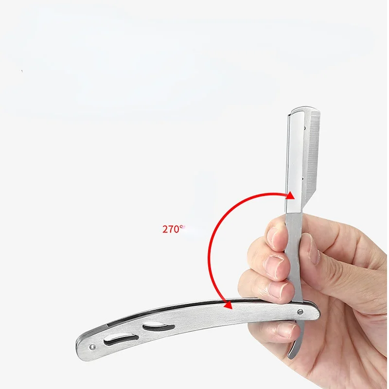 1pcs Professional Manual Shaver Straight Edge Stainless Steel Sharp Barber Razor Folding Shaving Beard Cutter Male Razor 
1pcs Professional Manual Shaver Straight Edge Stainless Steel Sharp Barber Razor Folding Shaving Beard Cutter Male Razor