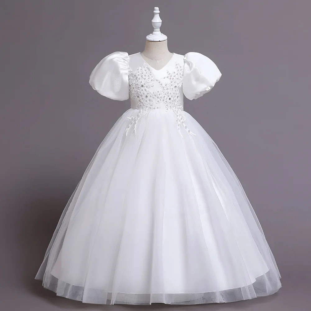 Teenager Girls Princess Dress Wedding Birthday Party Prom Gown Children Clothing Fashion Beaded Puff Sleeve Kids Long Dress 10Y
Teenager Girls Princess Dress Wedding Birthday Party Prom Gown Children Clothing Fashion Beaded Puff Sleeve Kids Long Dress 10Y