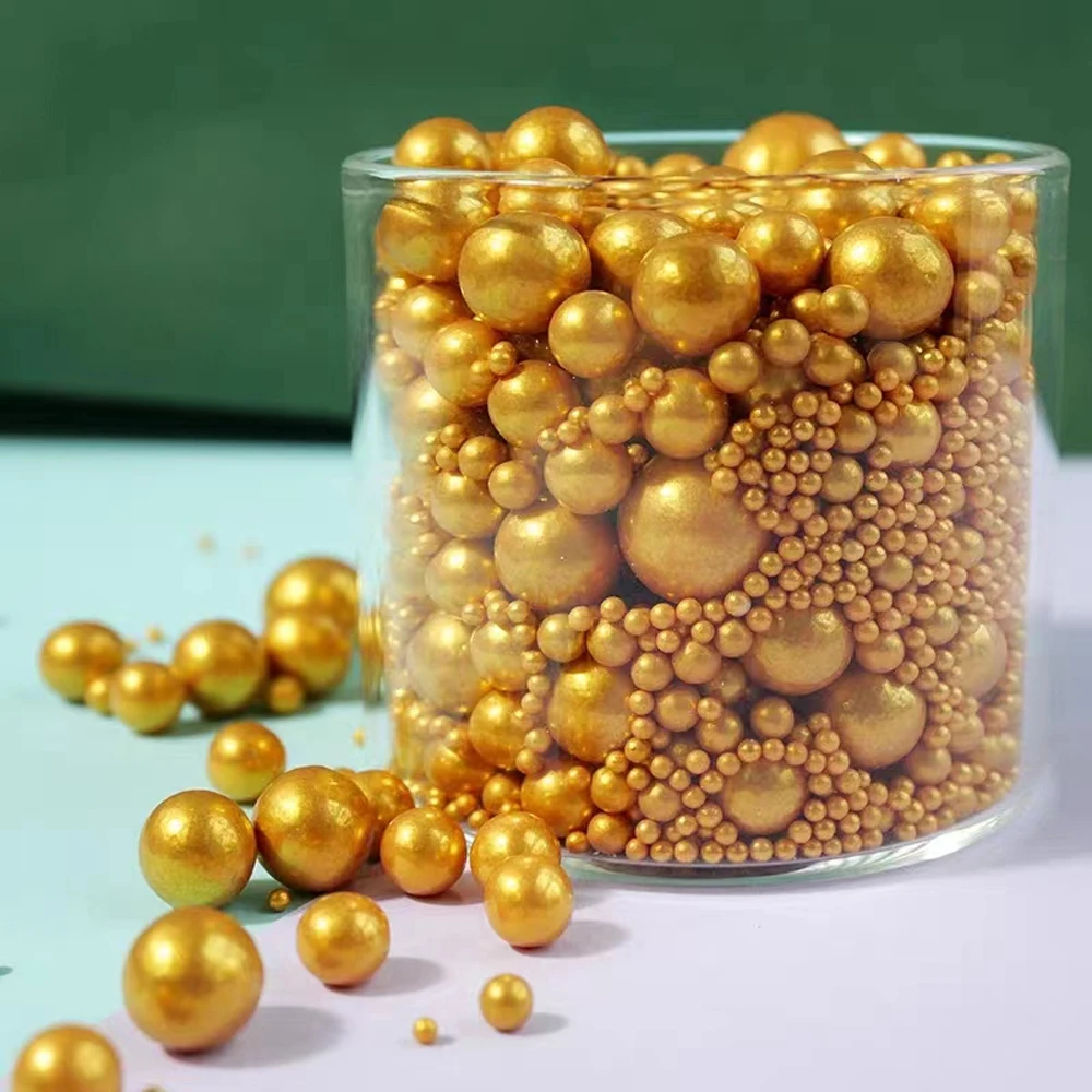 20g Edible Gold Candy Beads Topper Cake Decoration Balls Cake Baking Topper Wedding Birthday Sweet Baking Candy Decor
20g Edible Gold Candy Beads Topper Cake Decoration Balls Cake Baking Topper Wedding Birthday Sweet Baking Candy Decor