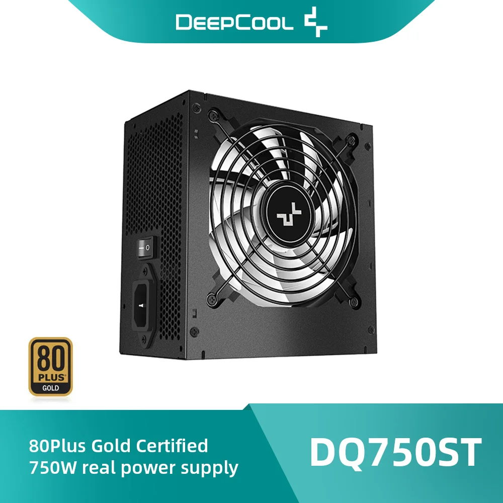 

DeepCool DQ750ST 80 PLUS Gold Efficiency PC Power Supplies 750W 90% electrical efficiency PSU Computer Components Блоки питания