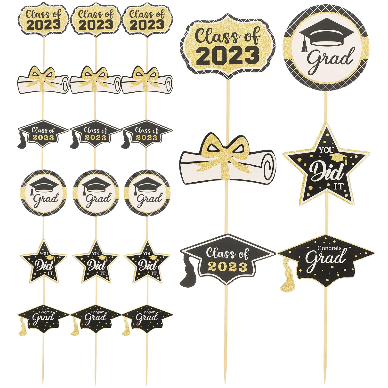 24 Pcs Graduation Season Cake Insert Decor 2023 Cupcake Topper Dining Table Decoration Party Supplies Paper Dinner
24 Pcs Graduation Season Cake Insert Decor 2023 Cupcake Topper Dining Table Decoration Party Supplies Paper Dinner