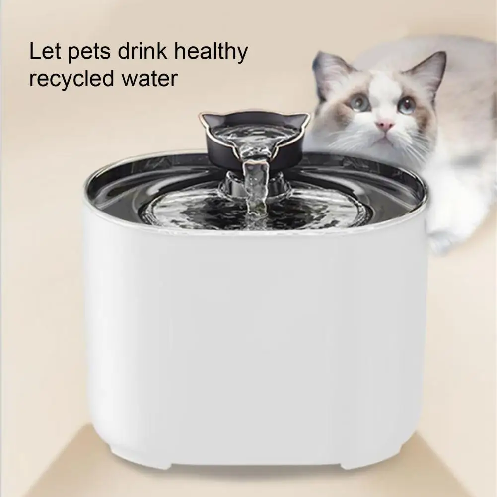 Cat Water Fountain Quiet Large Capacity BPA Free Drink Water Aerobic Cycle Filtration 2.2L Cat Drinking Dispenser Pet Supplies
Cat Water Fountain Quiet Large Capacity BPA Free Drink Water Aerobic Cycle Filtration 2.2L Cat Drinking Dispenser Pet Supplies