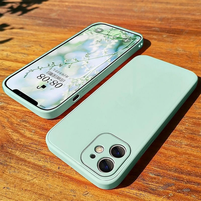 Soft Original Liquid Square Silicone Phone Case For iPhone 11 12 13 Pro Max 7 8 Plus XR X XS MAX SE 2020 Mini Case Cover
Soft Original Liquid Square Silicone Phone Case For iPhone 11 12 13 Pro Max 7 8 Plus XR X XS MAX SE 2020 Mini Case Cover