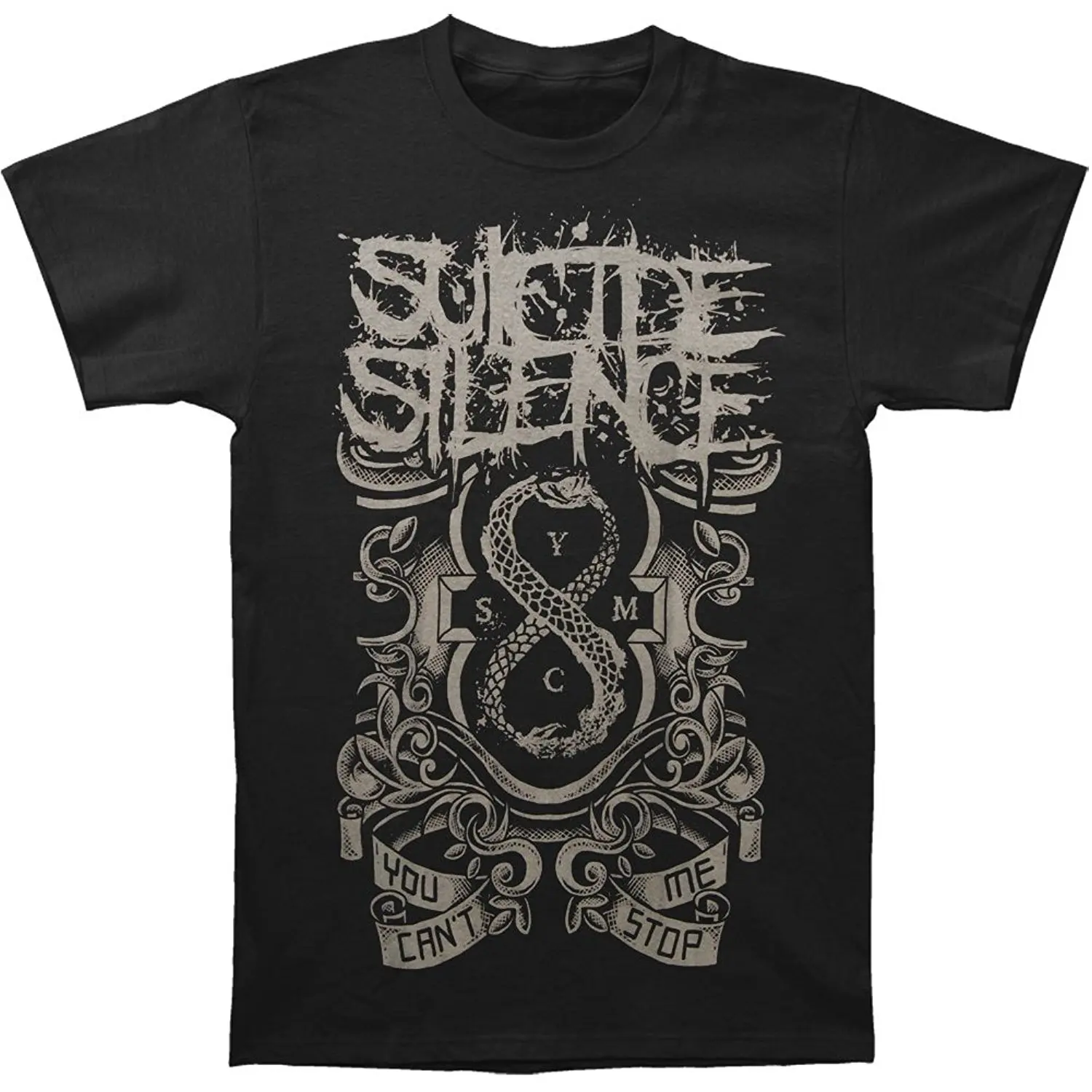 Man Fashion Round Collar T Shirt Suicide Silence Men'S You Can'T Stop Me T-Shirt Black
Man Fashion Round Collar T Shirt Suicide Silence Men'S You Can'T Stop Me T-Shirt Black