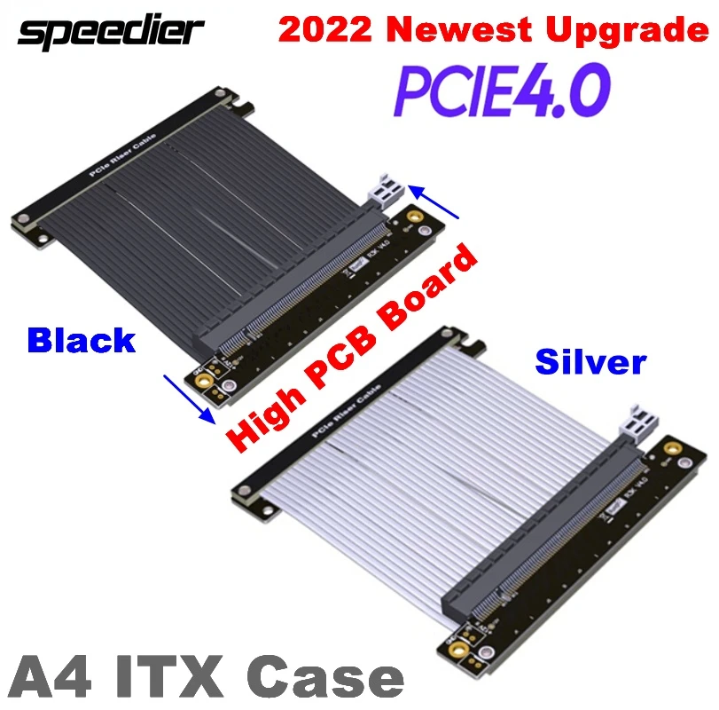 Riser PCIE 4.0 16x Riser Cable Graphics Extension Cable PCI Express Port GPU Expansion Cards Riser Shielded Reverse Extender
Riser PCIE 4.0 16x Riser Cable Graphics Extension Cable PCI Express Port GPU Expansion Cards Riser Shielded Reverse Extender
