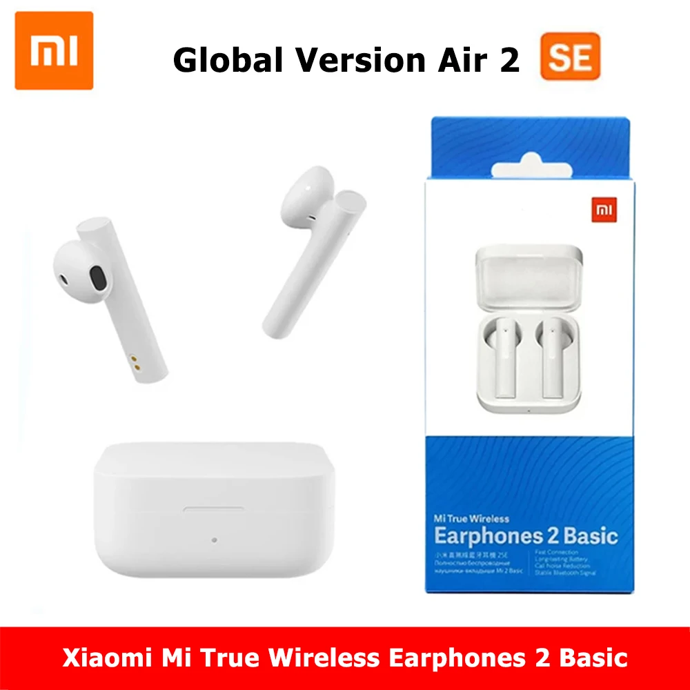 Xiaomi Mi True Wireless Earphones 2 Basic Global Version Air 2 SE TWS Bluetooth 5.0 Earbuds Headphone With Mic Handsfree Fone
Xiaomi Mi True Wireless Earphones 2 Basic Global Version Air 2 SE TWS Bluetooth 5.0 Earbuds Headphone With Mic Handsfree Fone