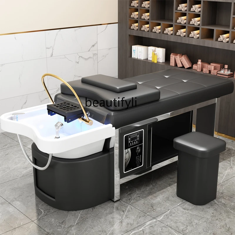 Shampoo Chair Hairdressing Beauty Salon Hair Saloon Dedicated Massage Water Circulation Hair Care Head Treatment Bed
Shampoo Chair Hairdressing Beauty Salon Hair Saloon Dedicated Massage Water Circulation Hair Care Head Treatment Bed