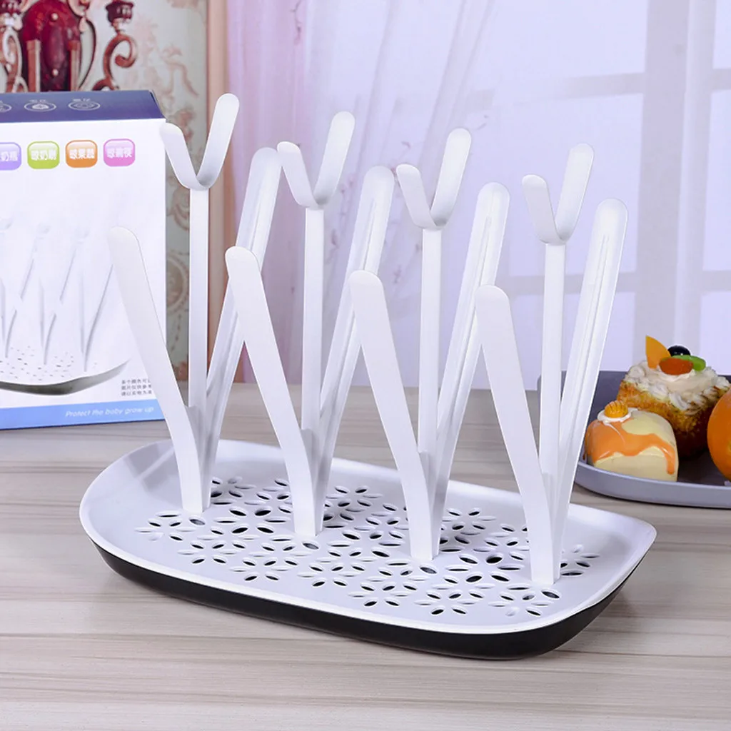 Baby Bottle Drying Rack with Tray High Capacity Bottle Dryer Holder for Bottles Toddler Sippy Cups Infant Dishes
Baby Bottle Drying Rack with Tray High Capacity Bottle Dryer Holder for Bottles Toddler Sippy Cups Infant Dishes