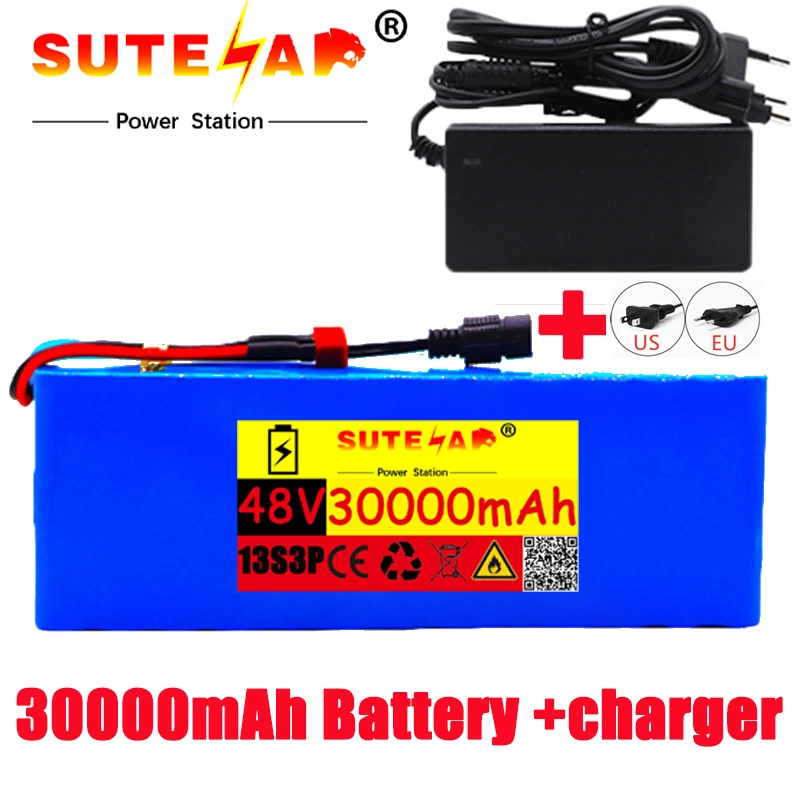 2021, new 48V Li ion battery 48V30ah 1000W 13s3p Li ion battery pack for 54.6V E-bike electric scooter with BMS + charger
2021, new 48V Li ion battery 48V30ah 1000W 13s3p Li ion battery pack for 54.6V E-bike electric scooter with BMS + charger
