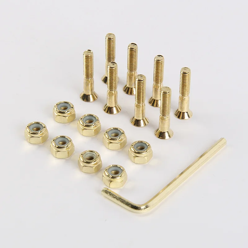 Double Curved Skateboard Bridge Nail Long Board Surfboard Short Board Electric Skateboard Screw Board Bracket Screw Threading
Double Curved Skateboard Bridge Nail Long Board Surfboard Short Board Electric Skateboard Screw Board Bracket Screw Threading