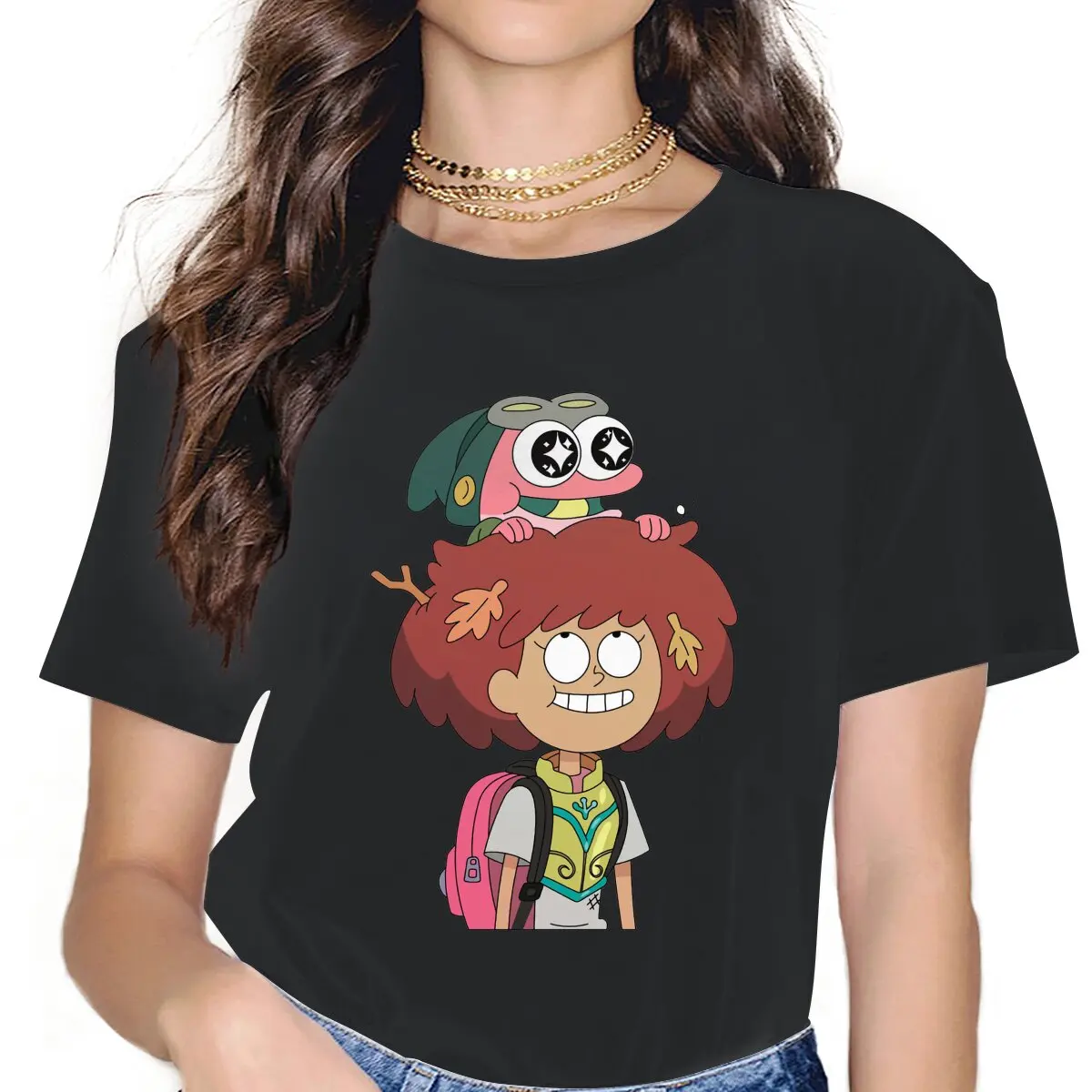 Женская футболка Anne and Sprig Amphibia Humor, футболка с коротким рукавом и круглым вырезом, футболки из 100% хлопка, Подарочные Топы
Женская футболка Anne and Sprig Amphibia Humor, футболка с коротким рукавом и круглым вырезом, футболки из 100% хлопка, Подарочные Топы