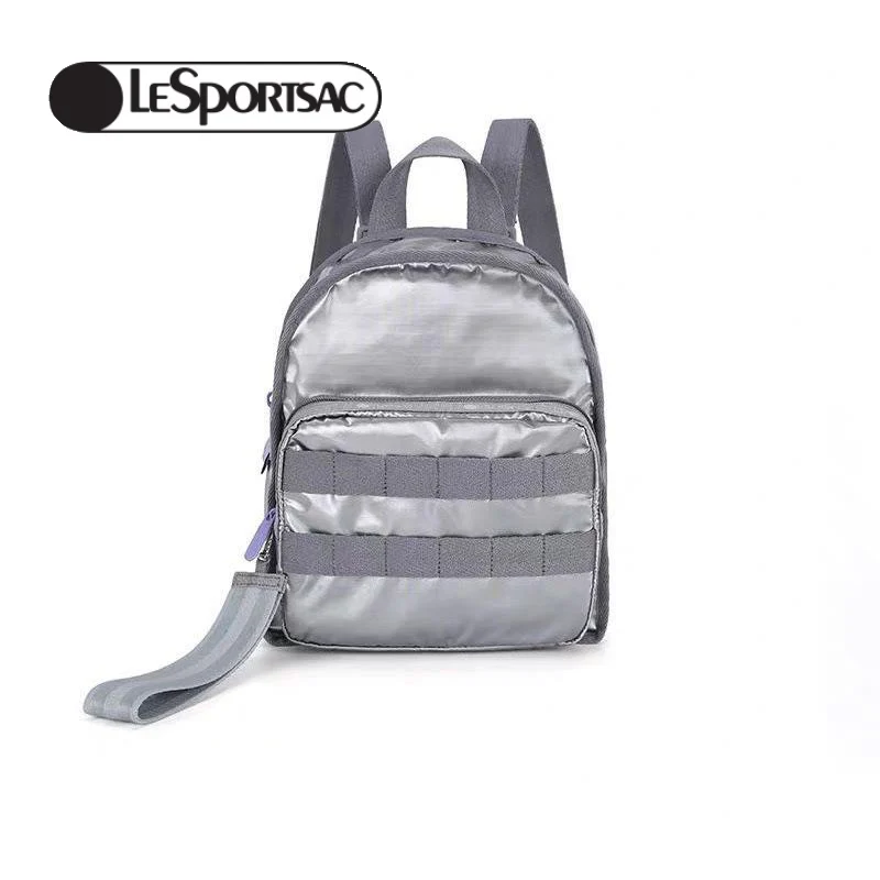 Lesportsac Backpack Women's Bags Limited Edition Silver Gray Shoulder Bag Student Bag Large Capacity Travel Bags Toys for Girls
Lesportsac Backpack Women's Bags Limited Edition Silver Gray Shoulder Bag Student Bag Large Capacity Travel Bags Toys for Girls