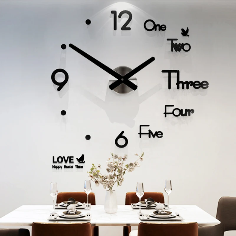 2022New Fashion 3D big size wall clock mirror sticker DIY brief living room decor meetting room wall clock
2022New Fashion 3D big size wall clock mirror sticker DIY brief living room decor meetting room wall clock