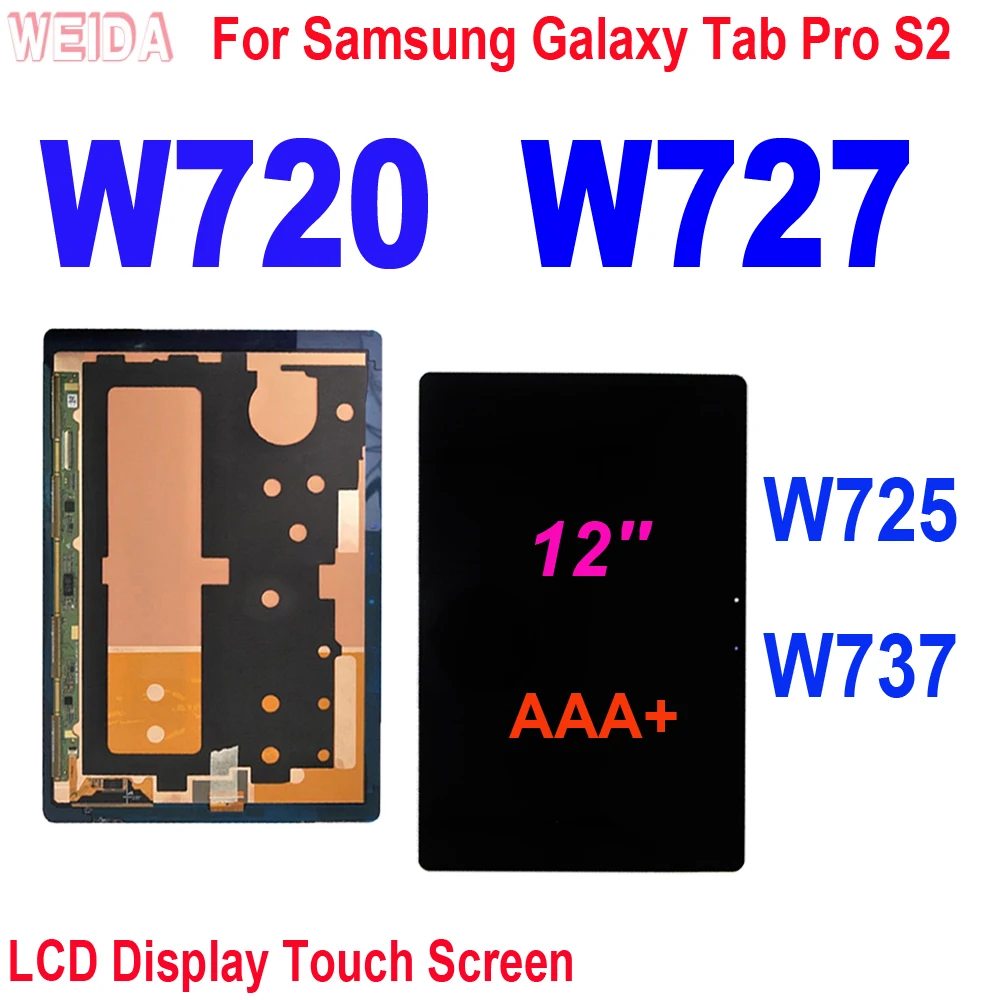 

AAA+ 12'' LCD For Samsung Galaxy Tab Pro S2 W720 W727 W725 W737 SM-W727 SM-W720 LCD Display Touch Screen Digitizer Assembly