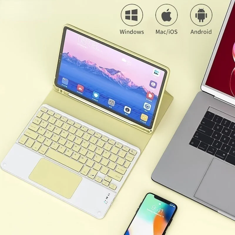 Bluetooth Wireless Keyboard Mouse For iPad Pro 9.7 10.9 11 Inch Case Bluetooth Keyboard Mouse Tablet Protective Case Set Fashion
Bluetooth Wireless Keyboard Mouse For iPad Pro 9.7 10.9 11 Inch Case Bluetooth Keyboard Mouse Tablet Protective Case Set Fashion