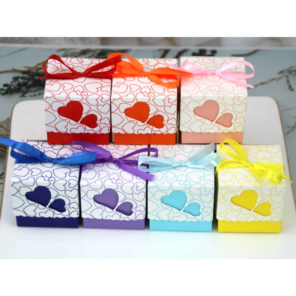 50Pcs Double Love Heart Candy Boxes Wedding Favor Gifts Boxes Packaging Bags With Ribbon Wedding Birthday Party Decoration
50Pcs Double Love Heart Candy Boxes Wedding Favor Gifts Boxes Packaging Bags With Ribbon Wedding Birthday Party Decoration