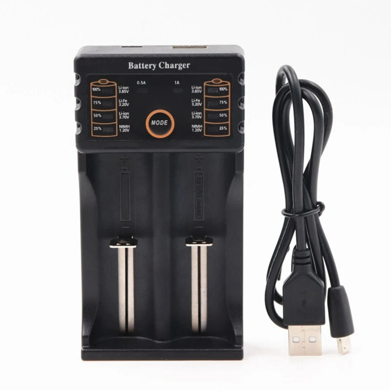 1 PCS 2-Slot Multi-Function Li-Ion Battery Charger Replacement Parts Suitable For Rechargeable Battery 18650/26650/AA/AAA Etc
1 PCS 2-Slot Multi-Function Li-Ion Battery Charger Replacement Parts Suitable For Rechargeable Battery 18650/26650/AA/AAA Etc