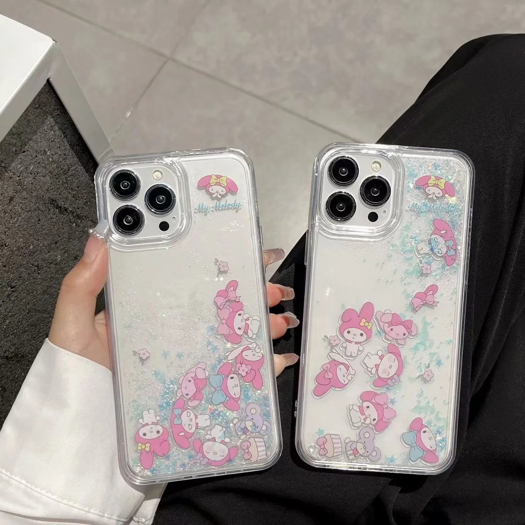 Cute Sanrio my melody pink quicksand glitter cartoon Phone Cases For iPhone 14 13 12 11 Pro Max XR XS MAX 8 X 7 Back Cover
Cute Sanrio my melody pink quicksand glitter cartoon Phone Cases For iPhone 14 13 12 11 Pro Max XR XS MAX 8 X 7 Back Cover