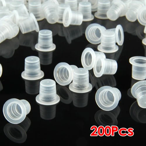 200 Plastic Small Tattoo Ink Cups Caps Holder Supplies
200 Plastic Small Tattoo Ink Cups Caps Holder Supplies