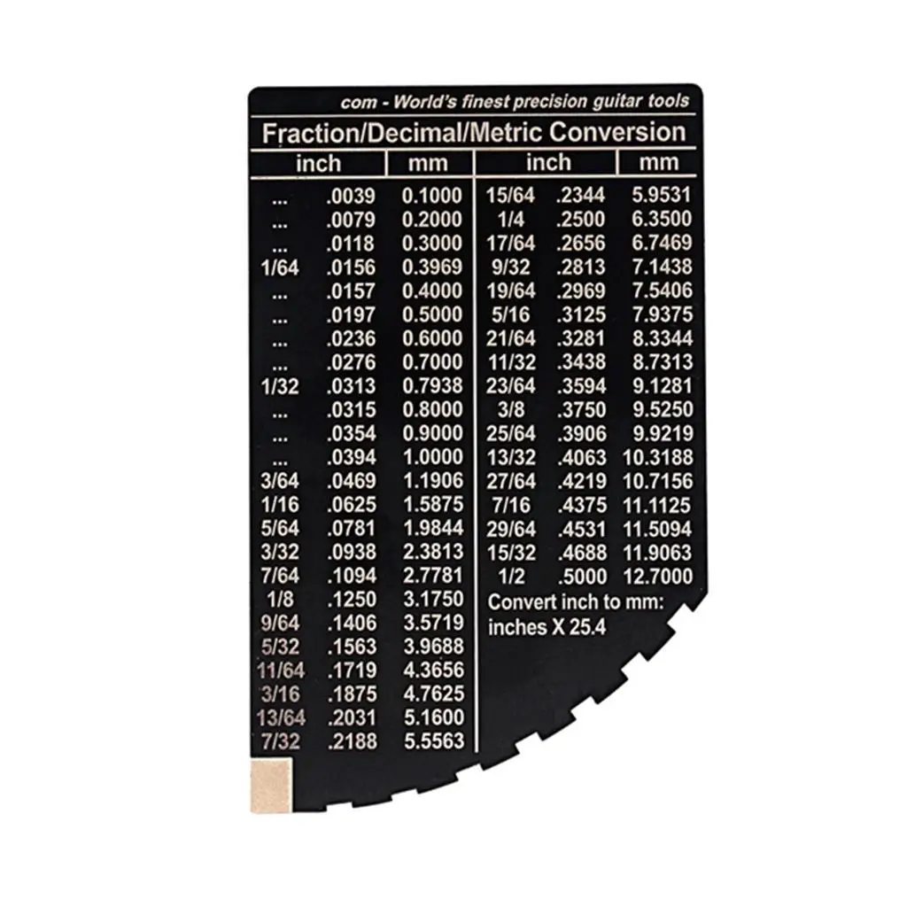 Ruler for Guitar Strings, Stainless Steel, Double-sided Multifunction Guitar
Ruler for Guitar Strings, Stainless Steel, Double-sided Multifunction Guitar