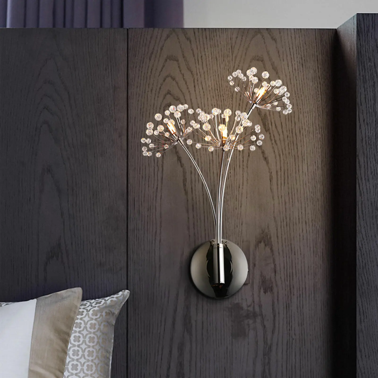 3*1.5w Wall Lamp Modern LED Dandelion Crystal Wall Sconce Low Power Firework Shaped Home Lighting Fixture Decor
3*1.5w Wall Lamp Modern LED Dandelion Crystal Wall Sconce Low Power Firework Shaped Home Lighting Fixture Decor