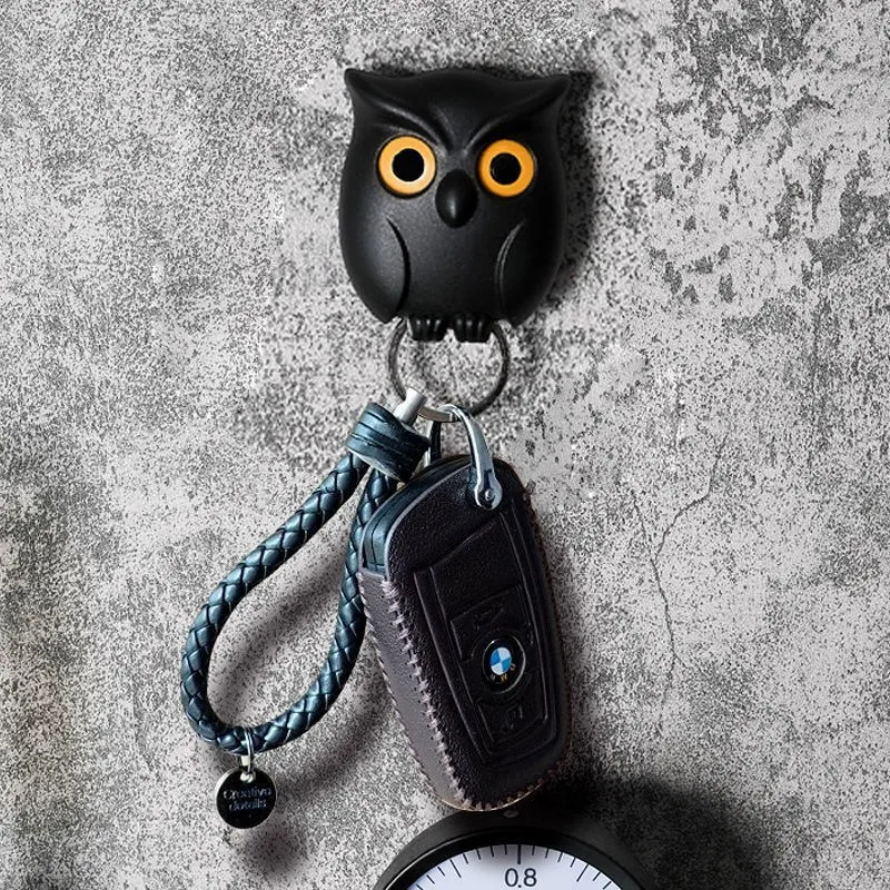 Creative Owl Magnetic Key Hook Automatic Blink Hole Free Doorway Porch Living Room Wall Hanging Arrangement And Storage Holder
Creative Owl Magnetic Key Hook Automatic Blink Hole Free Doorway Porch Living Room Wall Hanging Arrangement And Storage Holder
