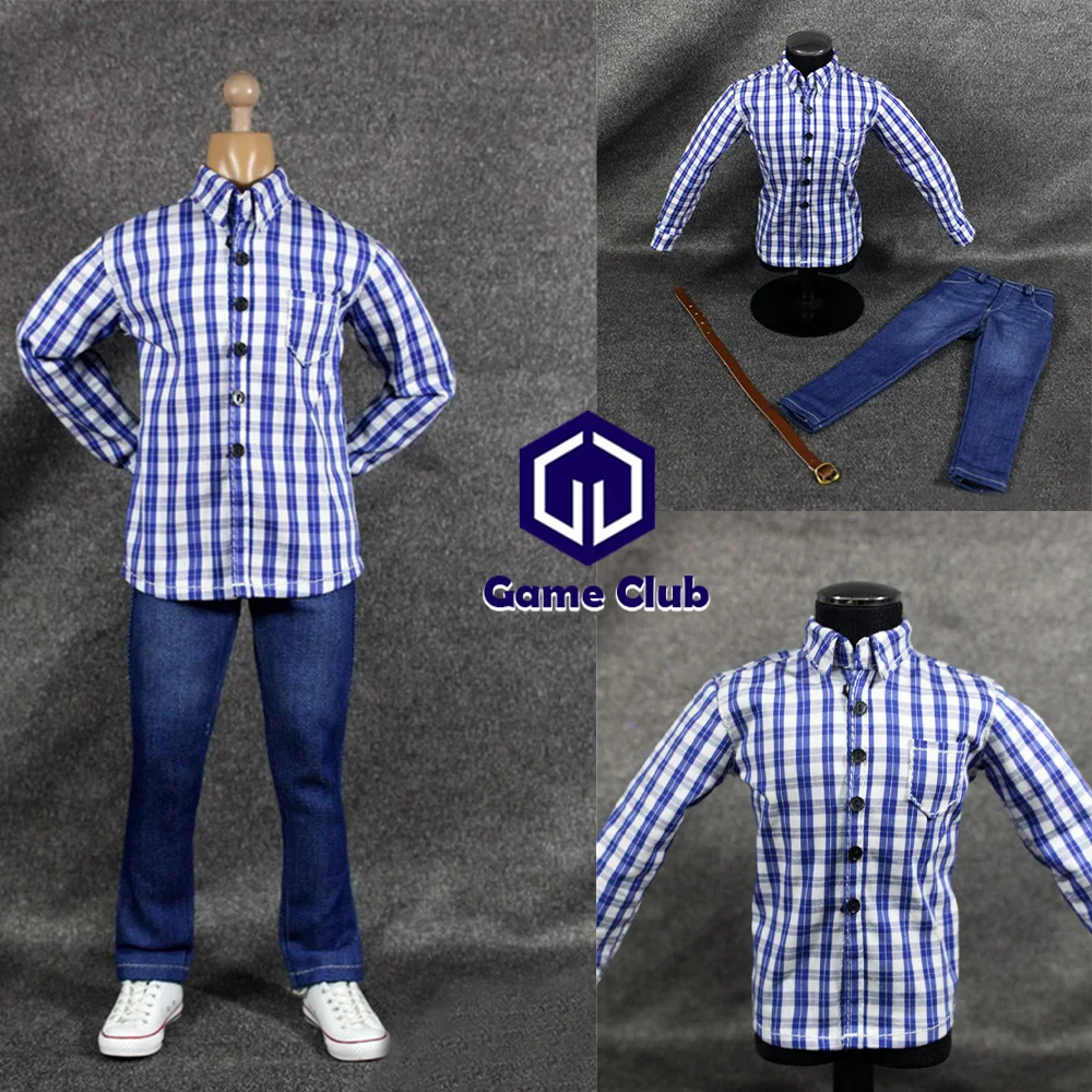 ZYTOYS ZY5028 1/6 Male Soldier Long Sleeves Vertical Checkered Shirt Jeans Belt Canvas Shoes Model Fit 12in Action Figures Body
ZYTOYS ZY5028 1/6 Male Soldier Long Sleeves Vertical Checkered Shirt Jeans Belt Canvas Shoes Model Fit 12in Action Figures Body