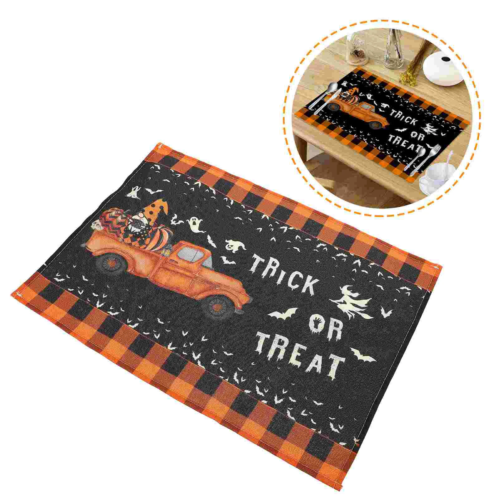 Tablemat Placemat Pumpkin Place Dining Happy Placemats Dinner Holiday Cover Hot Dishes Setting
Tablemat Placemat Pumpkin Place Dining Happy Placemats Dinner Holiday Cover Hot Dishes Setting