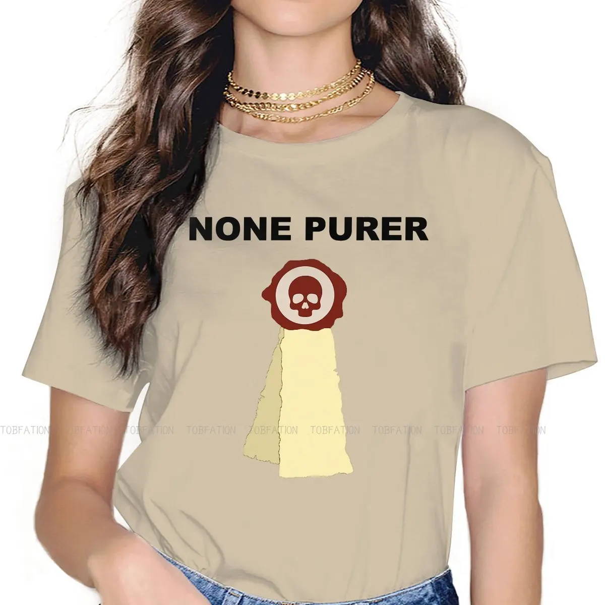 Purity Seal None Purer Graphic TShirt Adeptus Mechanicus Printing Comfortable T Shirt Girl Tee Unique Gift Idea
Purity Seal None Purer Graphic TShirt Adeptus Mechanicus Printing Comfortable T Shirt Girl Tee Unique Gift Idea