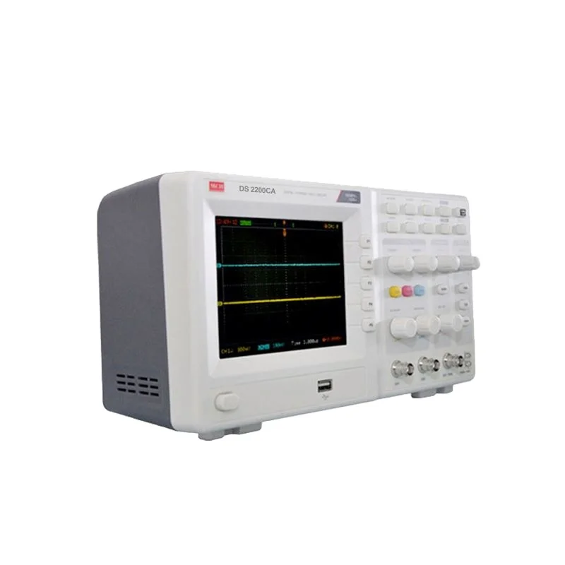 MCH DS-2200CA Digital Oscilloscope Portable 200MHz 2Channels 1GSa/s Record Length 40K USB LCD Handheld Osciloscopio Inch
MCH DS-2200CA Digital Oscilloscope Portable 200MHz 2Channels 1GSa/s Record Length 40K USB LCD Handheld Osciloscopio Inch