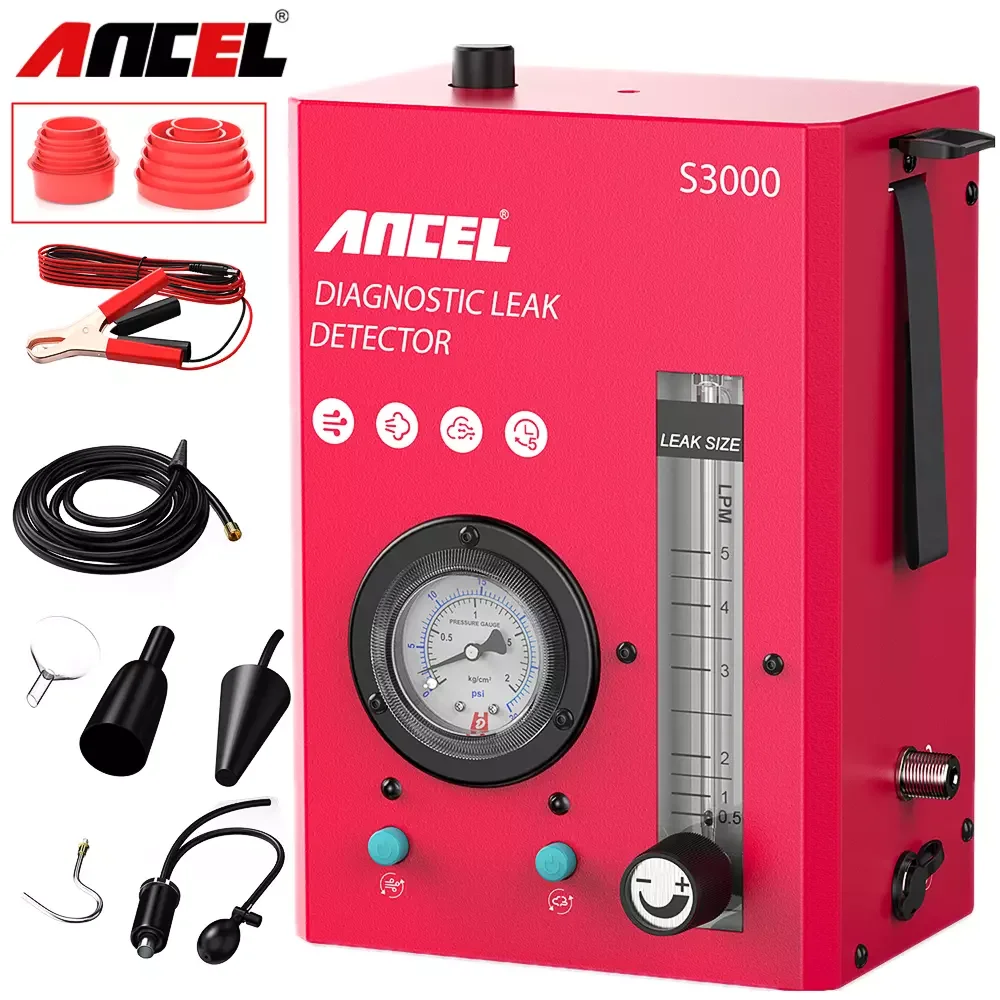 ANCEL S3000 EVAP Детектор утечки дыма Вакуумный тестер Инструмент для диагностики труб Воздушный насос 12 В Детектор топливной трубы для мотоцикла
ANCEL S3000 EVAP Детектор утечки дыма Вакуумный тестер Инструмент для диагностики труб Воздушный насос 12 В Детектор топливной трубы для мотоцикла