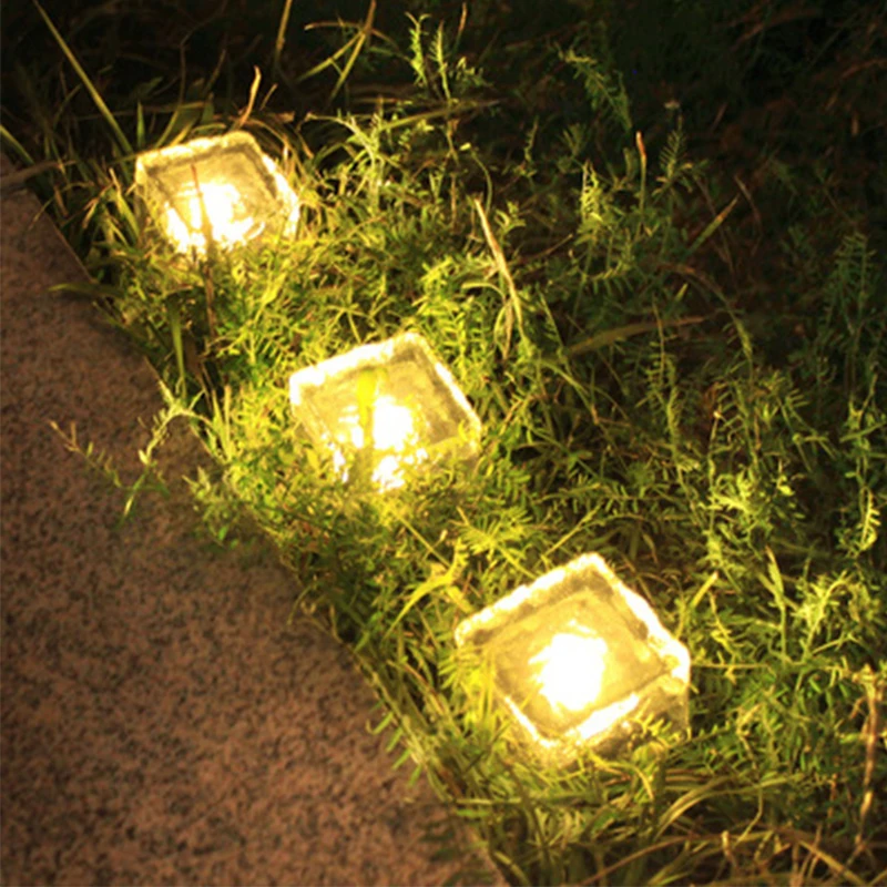 Durable Ice Cube Garden Solar Powered LED Ground Lights Color Changing RGB Pathway Landscape Driveway Patio Lamp Decoration
Durable Ice Cube Garden Solar Powered LED Ground Lights Color Changing RGB Pathway Landscape Driveway Patio Lamp Decoration