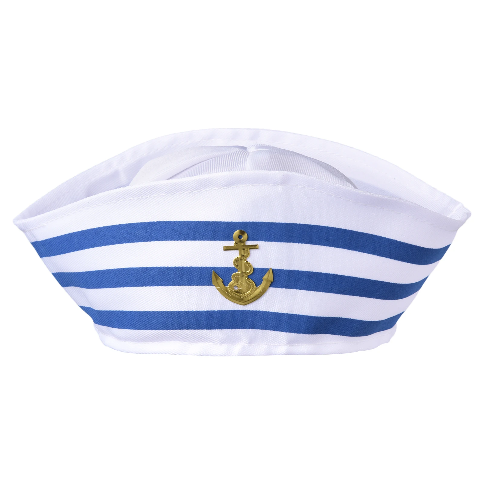 

Морская Матросская шляпа костюм взрослые шляпы для вечеринки причудливая тёмно-синяя шляпа Матросская одежда для женщин и мужчин для костю...