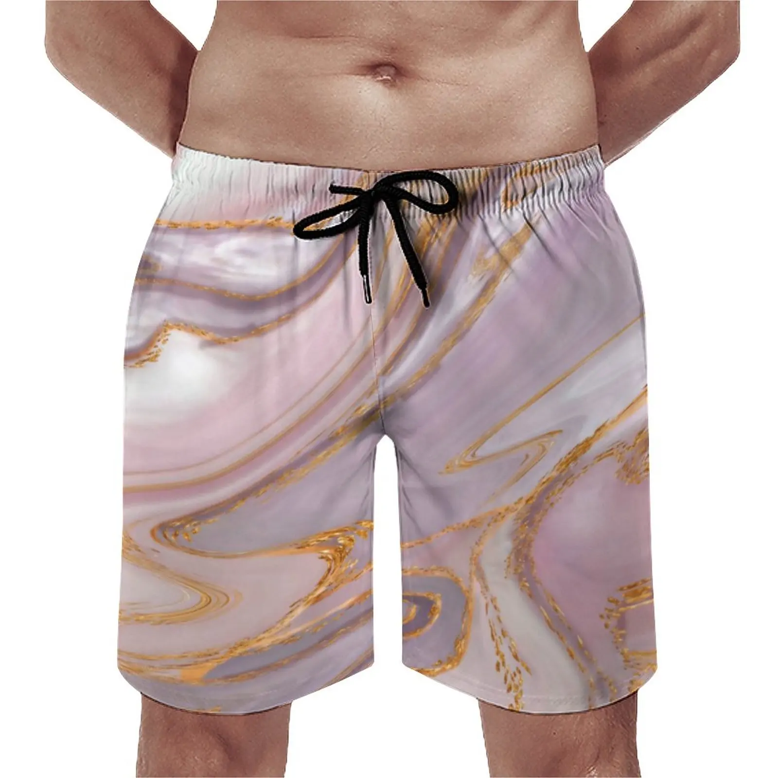 Gold Liquid Print Board Shorts Rose Marble Casual Board Short Pants Males Design Sports Fitness Quick Dry Swim Trunks Gift Idea
Gold Liquid Print Board Shorts Rose Marble Casual Board Short Pants Males Design Sports Fitness Quick Dry Swim Trunks Gift Idea
