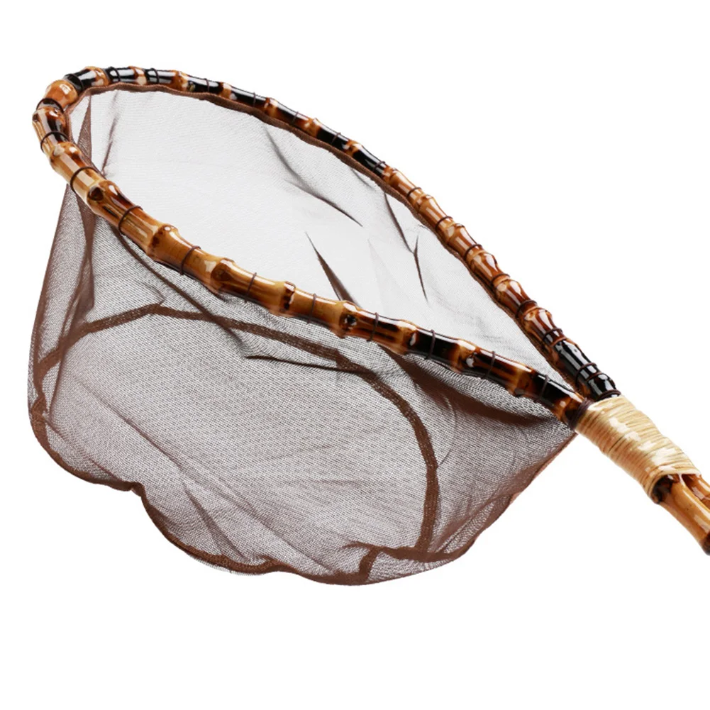 Fly Fishing Landing Net Portable Flying Fishing Net Bamboo Handle Fishing Nets High Strength Large Triangular Network
Fly Fishing Landing Net Portable Flying Fishing Net Bamboo Handle Fishing Nets High Strength Large Triangular Network