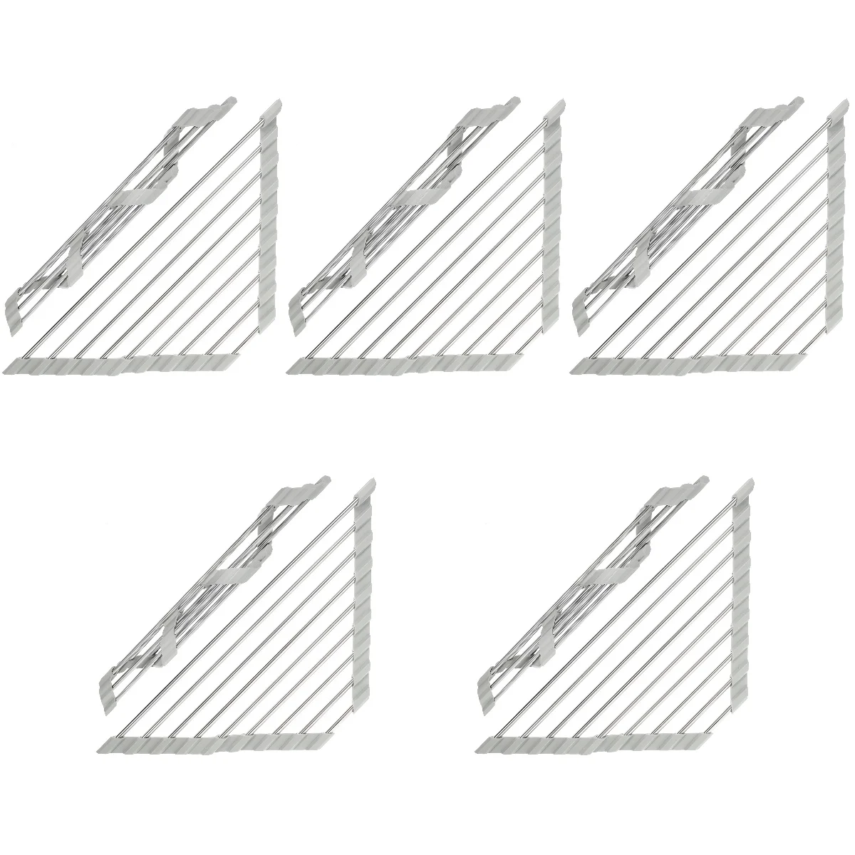 5x Foldable Convenient Practical Triangular Drain Rack Kitchen Sink Rack Sink Storage Holder for Restaurant Kitchen Home Sink
5x Foldable Convenient Practical Triangular Drain Rack Kitchen Sink Rack Sink Storage Holder for Restaurant Kitchen Home Sink
