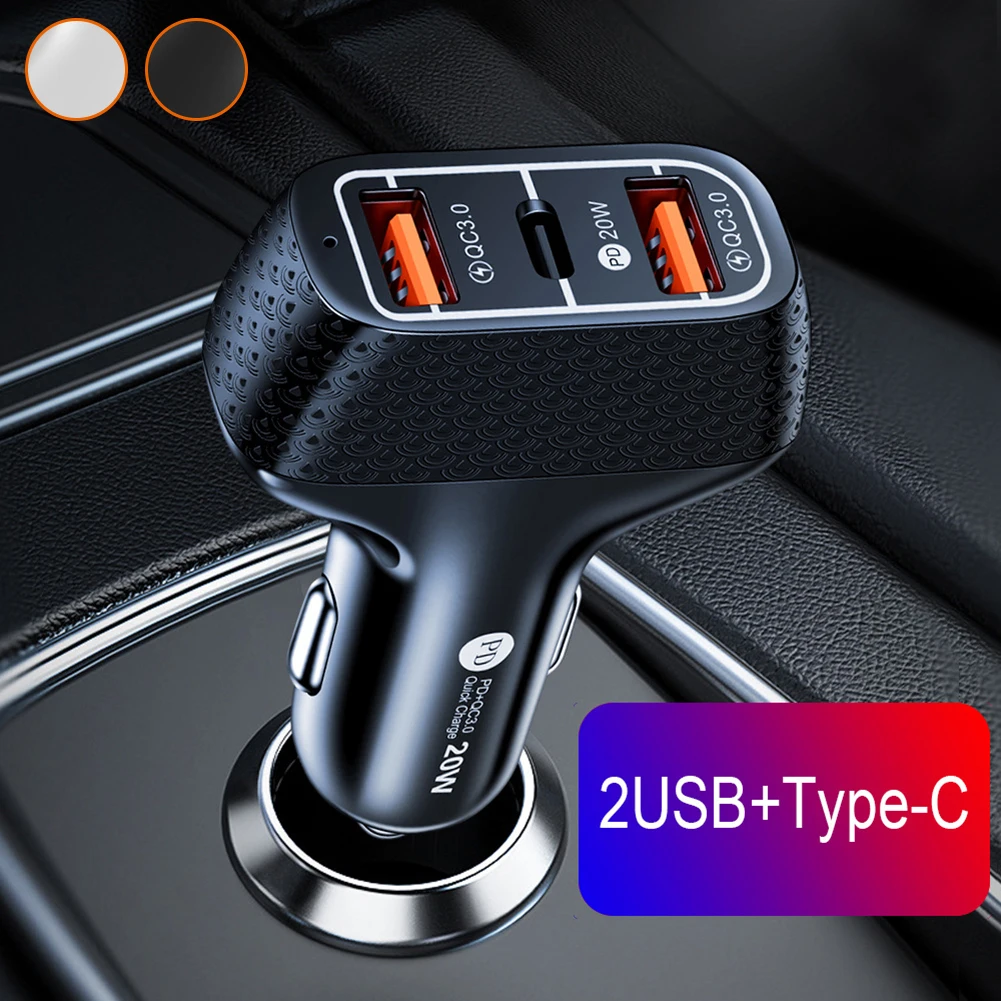 Car Charging Dual-port USB Type-C Electronic Equipment 12V Fast USB Plug Fast Charging Accessories Fan-shaped With Box
Car Charging Dual-port USB Type-C Electronic Equipment 12V Fast USB Plug Fast Charging Accessories Fan-shaped With Box