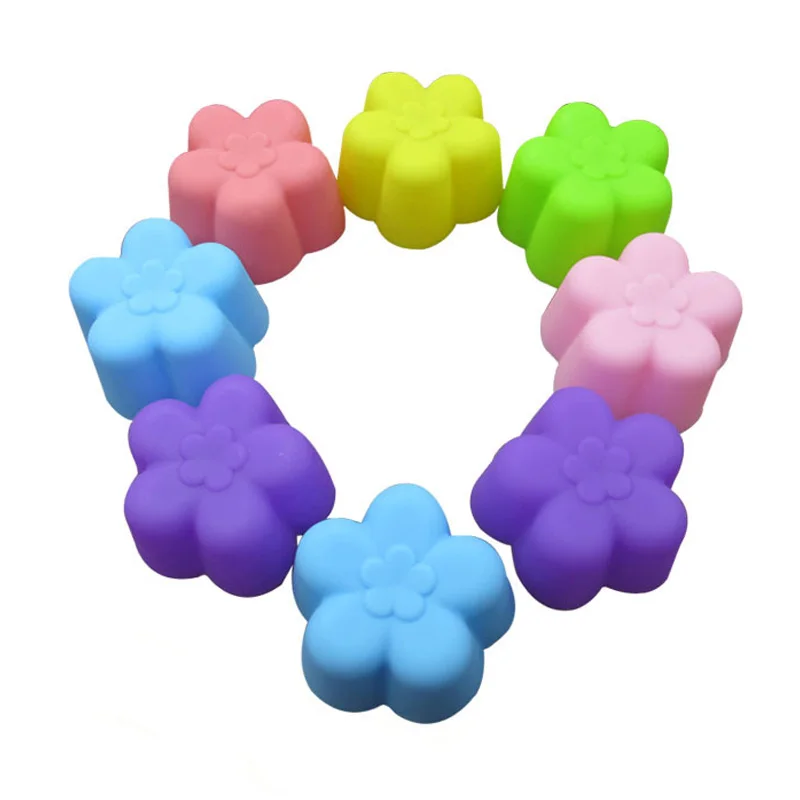 5Pcs Silicone Cake Mold Flower Shape Muffin Cupcake Baking For Kitchen Mousse Cooking Bakeware Dessert Maker DIY Decorating Tool
5Pcs Silicone Cake Mold Flower Shape Muffin Cupcake Baking For Kitchen Mousse Cooking Bakeware Dessert Maker DIY Decorating Tool