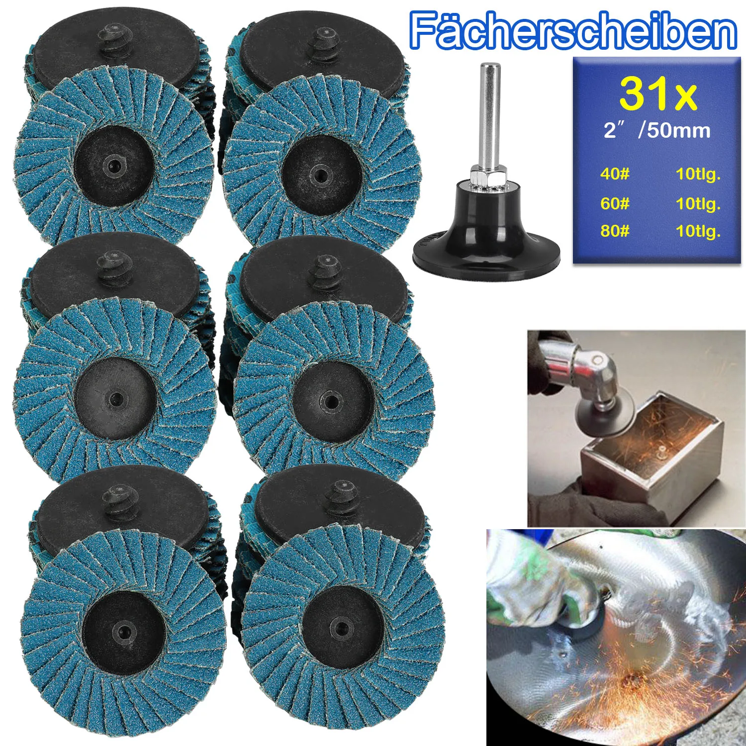 30pcs 40/60/80# 50mm Torque Louver W/ Pallet Post Set For Stainless Steel Aluminum Concrete Grinding Deburring Power Tools Parts
30pcs 40/60/80# 50mm Torque Louver W/ Pallet Post Set For Stainless Steel Aluminum Concrete Grinding Deburring Power Tools Parts