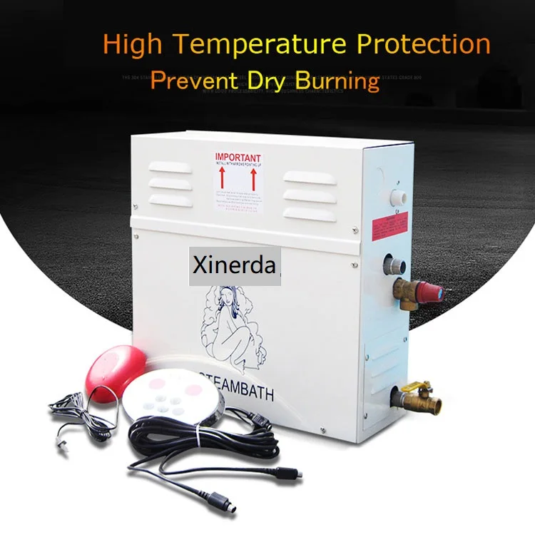 3KW/4.5KW Steam Generator Sauna Steam Bath Machine For Home Sauna Room SPA Fumigation Machine 220V/380V With Digital Controller
3KW/4.5KW Steam Generator Sauna Steam Bath Machine For Home Sauna Room SPA Fumigation Machine 220V/380V With Digital Controller