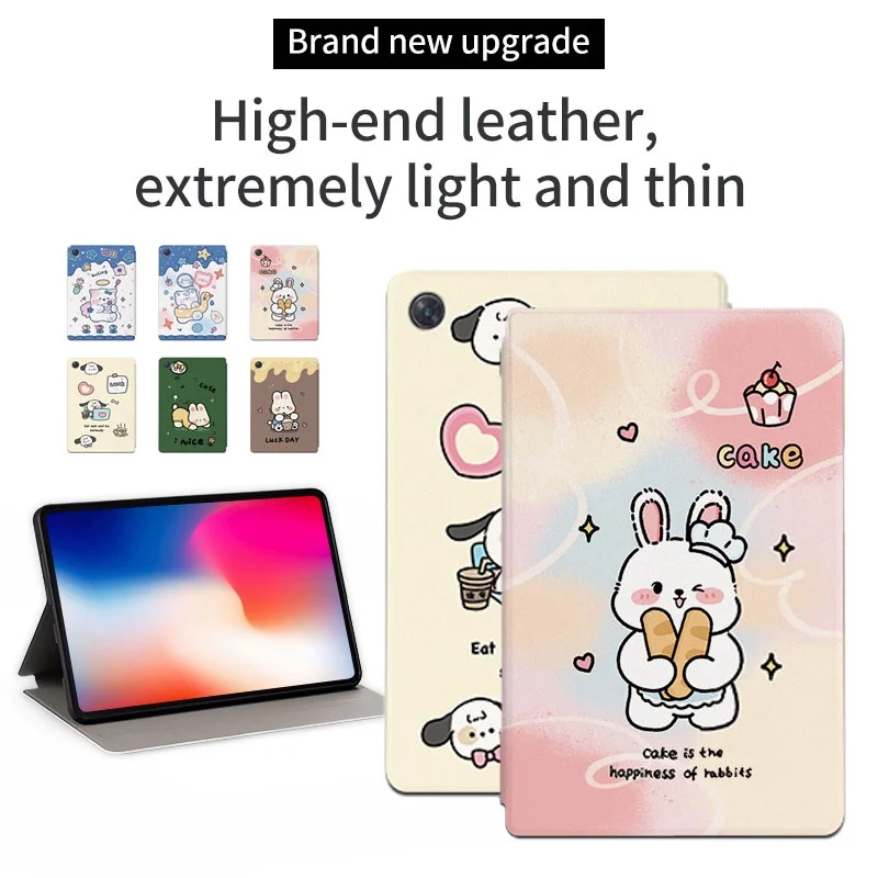 

Casing For Lenovo Tab Pad11 Pro 2022/M9 2023/TB-J706F/Tab M10/X605F/TB128FU Tablet Case Cute Cartoon Pattern Protective Cover