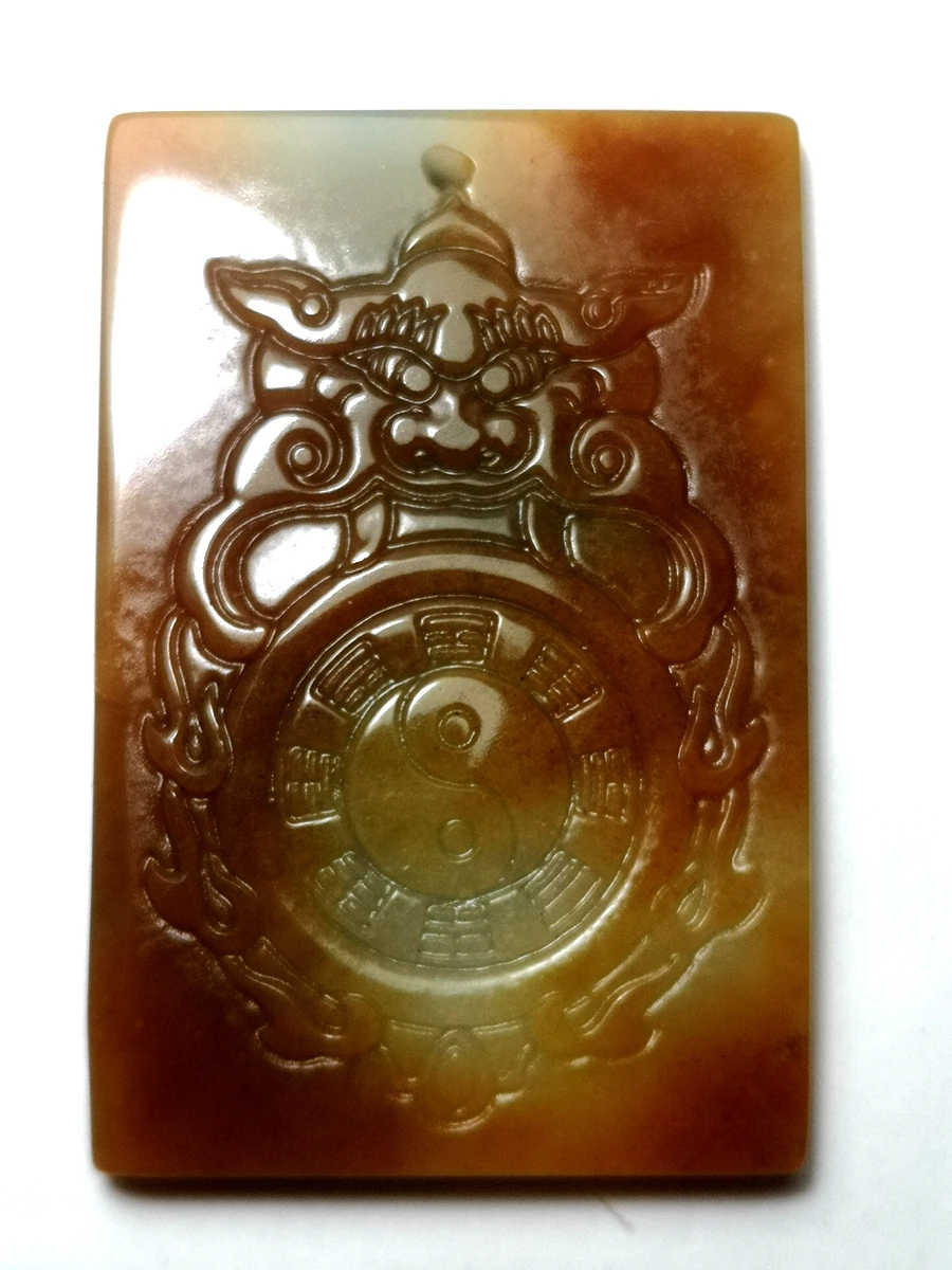 YIZHU CULTUER ART 100% Natural Hand-carved Chinese Jade Necklace Pendant Dragon Wonderful Gift
YIZHU CULTUER ART 100% Natural Hand-carved Chinese Jade Necklace Pendant Dragon Wonderful Gift