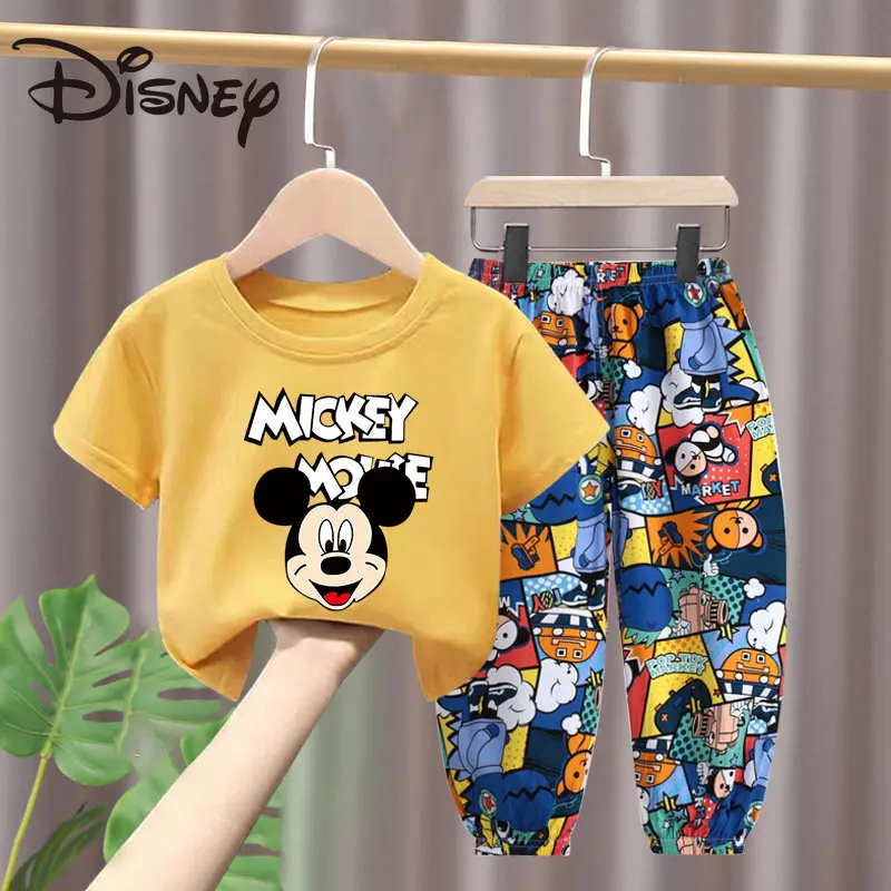 Disney Baby Girl Clothes Summer Cartoon Suit New Mickey Mouse Children Short Sleeve Cotton T-shirt Baby Top Children Clothing
Disney Baby Girl Clothes Summer Cartoon Suit New Mickey Mouse Children Short Sleeve Cotton T-shirt Baby Top Children Clothing
