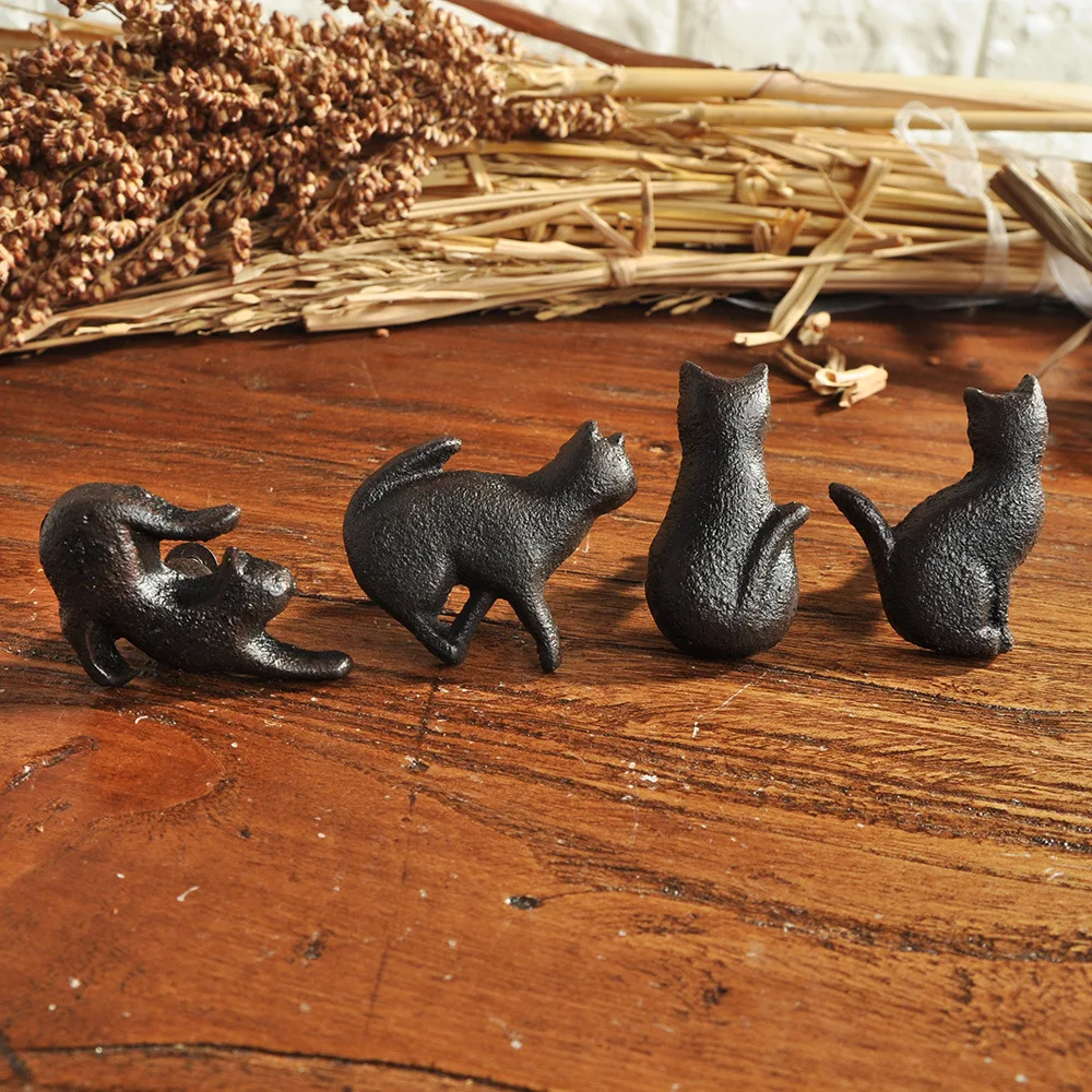 Cast Iron Matt Black Cat Shaped Knobs American Door Drawer Handles Cabinet Pulls and Knobs Creative Decor Furniture Hardware
Cast Iron Matt Black Cat Shaped Knobs American Door Drawer Handles Cabinet Pulls and Knobs Creative Decor Furniture Hardware