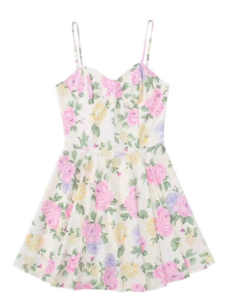 YENKYE 2022 Women Summer Flowers Print Dresses Back Zipper Sexy Sleeveless Female Casual Beach Boho Dress Short Vestido
YENKYE 2022 Women Summer Flowers Print Dresses Back Zipper Sexy Sleeveless Female Casual Beach Boho Dress Short Vestido