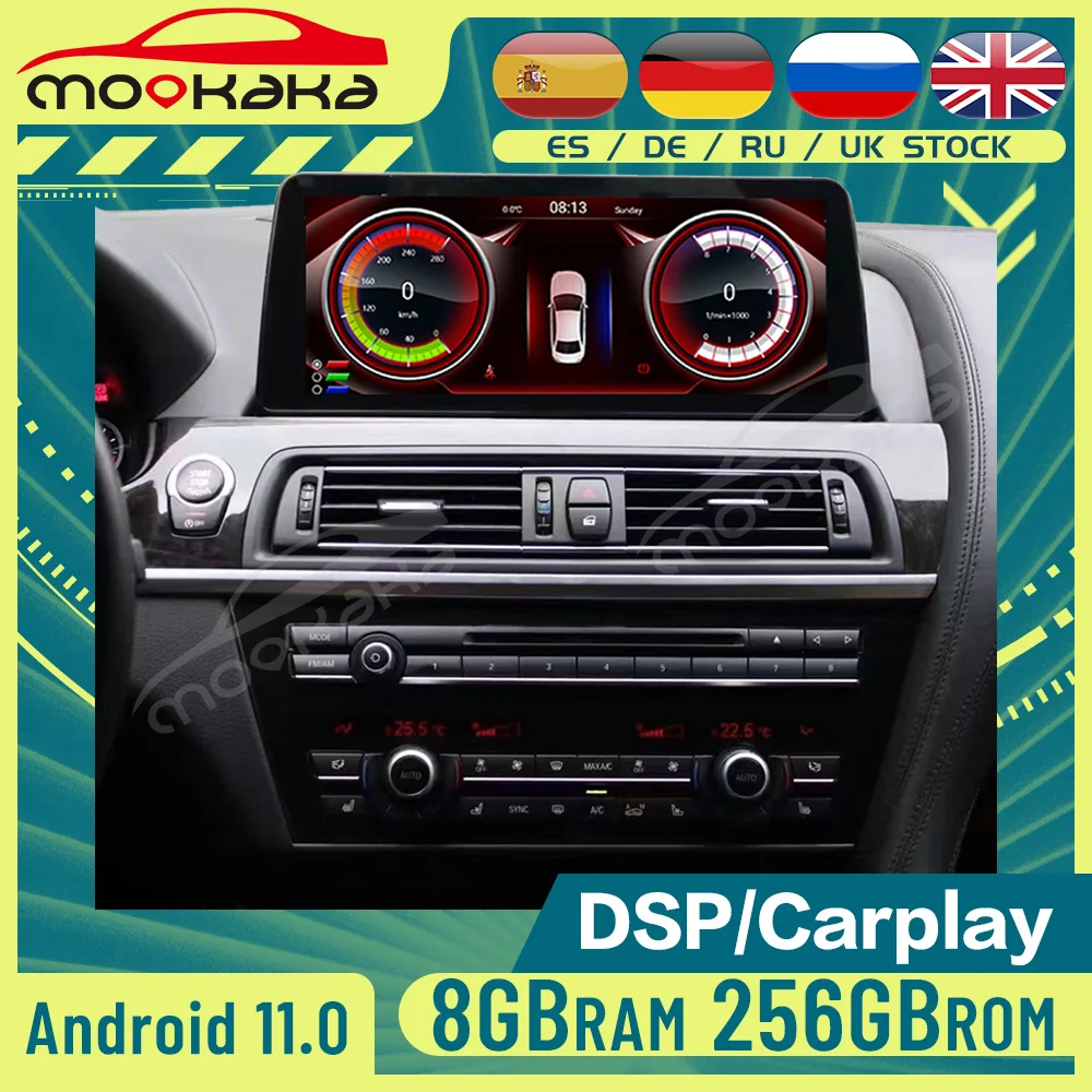 8+256G 12.3" Android11 Screen For BMW 6 Series 2010-2017 Wireless Carplay Stereo Auto Radio GPS Navi Multimedia Player Head Unit
8+256G 12.3" Android11 Screen For BMW 6 Series 2010-2017 Wireless Carplay Stereo Auto Radio GPS Navi Multimedia Player Head Unit