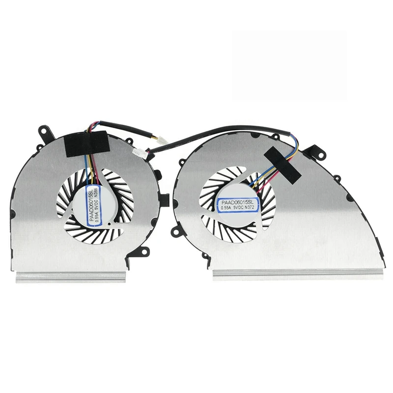 CPU+GPU Cooling Fan PAAD06015SL Metal As Shown For MSI GE72VR GP72VR GL72VR MS-179B
CPU+GPU Cooling Fan PAAD06015SL Metal As Shown For MSI GE72VR GP72VR GL72VR MS-179B