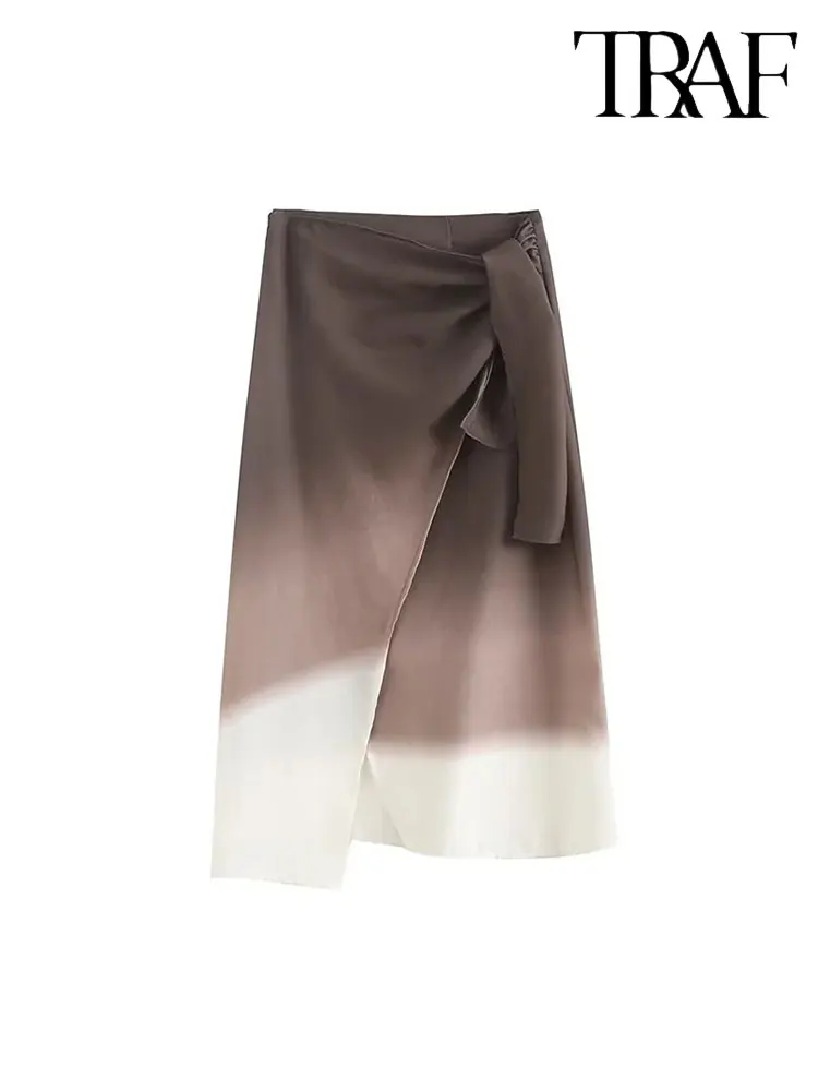 TRAF 2023 Women Elegant Knotted Design Printing Split Midi Skirt Faldas Mujer Female Summer Slim Skirt
TRAF 2023 Women Elegant Knotted Design Printing Split Midi Skirt Faldas Mujer Female Summer Slim Skirt